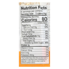 Element Organic Dipped Rice Cakes - Vanilla Orange - Case Of 6 - 3.5 Oz