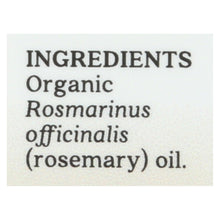 Aura Cacia - Essential Oil - Rosemary Verbenone - Case Of 1 - .25 Fl Oz.