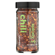 Spicely Organics - Organic Chili - Crushed - Case Of 3 - 1.3 Oz.