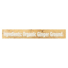 Spicely Organics - Organic Ginger - Ground - Case Of 3 - 1.2 Oz.