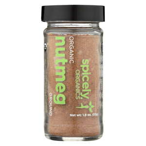 Spicely Organics - Organic Nutmeg - Ground - Case Of 3 - 1.9 Oz.