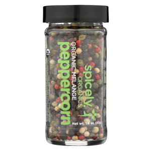 Spicely Organics - Organic Peppercorn - Melange - Case Of 3 - 1.6 Oz.