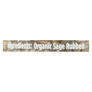 Spicely Organics - Organic Sage - Rubbed - Case Of 3 - 0.4 Oz.