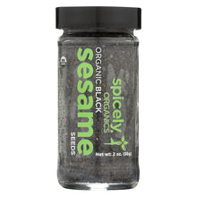 Spicely Organics - Organic Sesame - Black - Case Of 3 - 2 Oz.