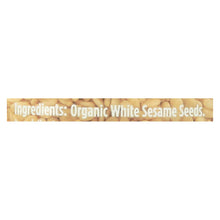 Spicely Organics - Organic Sesame - White - Case Of 3 - 2 Oz.