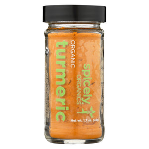 Spicely Organics - Organic Turmeric - Case Of 3 - 1.7 Oz.