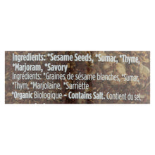 Spicely Organics - Organic Zaatar Seasoning - Case Of 3 - 1.4 Oz.