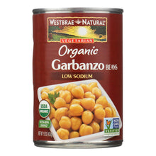 Westbrae Foods Organic Garbanzo Beans - Case Of 12 - 15 Oz.