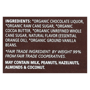 Equal Exchange Organic Orange Chocolate - Orange - Case Of 12 - 2.8 Oz.