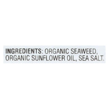 Gimme Seaweed Snacks Organic Roasted Seaweed Snack - Sea Salt - Case Of 8 - 6-.17 Oz