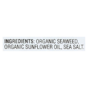 Gimme Seaweed Snacks Organic Roasted Seaweed Snack - Sea Salt - Case Of 8 - 6-.17 Oz