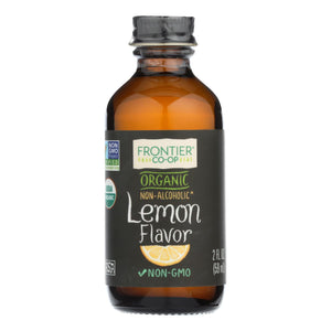 Frontier Herb Lemon Flavor - Organic - 2 Oz