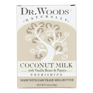 Dr. Woods Bar Soap Coconut Milk - 5.25 Oz