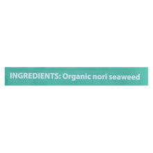 Emerald Cove Organic Pacific Nori - Untoasted Hoshi - Silver Grade - .9 Oz - Case Of 6