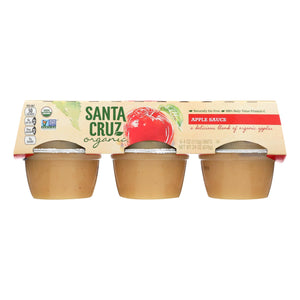 Santa Cruz Organic Apple Sauce - Case Of 12 - 4 Oz.