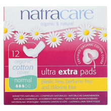 Natracare Ultra Extra Pads W-wings - Normal -  12 Count