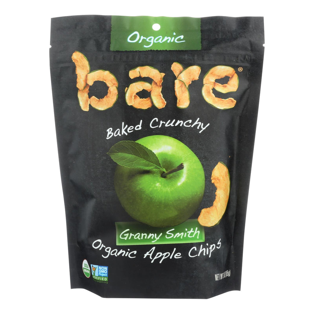 Bare Fruit Organic Bare Apple Chips - Case Of 12 - 3 Oz.