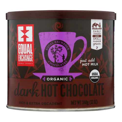 Equal Exchange Hot Chocolate - Organic - Dark - Case Of 6 - 12 Oz