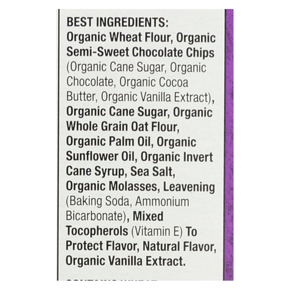 Annie's Homegrown Cookie Bites Chocolate Chip 10- 1.05 - Case Of 6 - 10 Ct