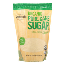 Woodstock Sugar - Organic - Pure Cane - Granulated - 4.4 Lb - Case Of 5