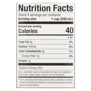 Pacific Natural Foods Almond Original - Unsweetened - Case Of 12 - 32 Fl Oz.