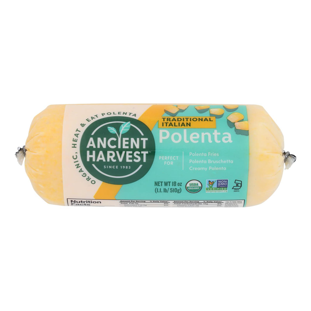 Food Merchants Organic Polenta - Traditional Italian - Case Of 12 - 18 Oz.