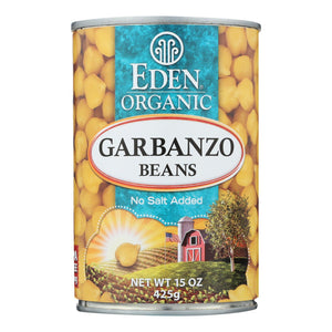 Eden Foods Organic Garbanzo Beans - Case Of 12 - 15 Oz.