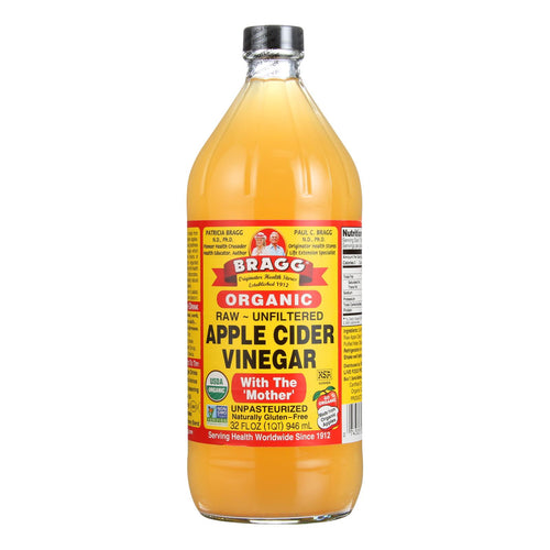 Bragg - Apple Cider Vinegar - Organic - Raw - Unfiltered - 32 Oz - Case Of 12
