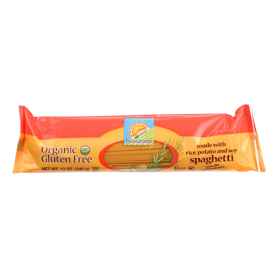 Bionaturae - Pasta Og1 Spaghetti G-f - Cs Of 12-12 Oz