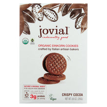 Jovial - Cookie - Organic - Einkorn - Crispy Cocoa - 8.8 Oz - Case Of 12