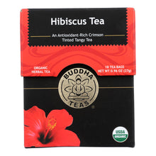 Buddha Teas - Organic Tea - Hibiscus - Case Of 6 - 18 Count