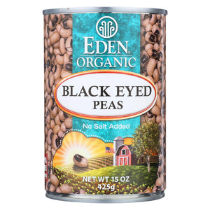 Eden Foods Organic Black Eyed Peas - Case Of 12 - 15 Oz.