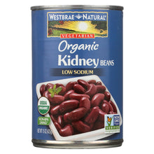 Westbrae Foods Organic Kidney Beans - Case Of 12 - 15 Oz.