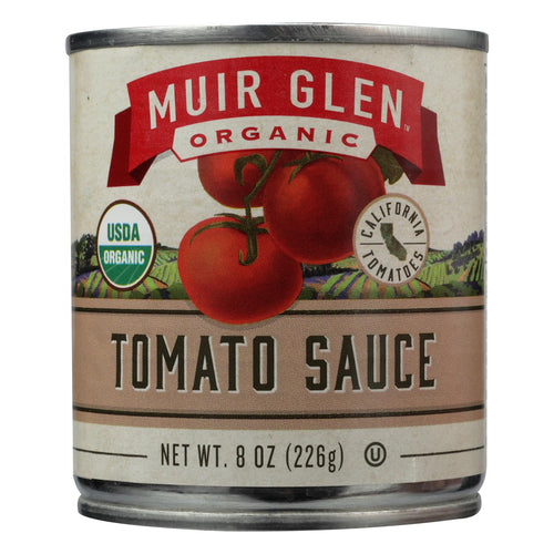 Muir Glen Organic Regualr Tomato Sauce - Case Of 24 - 8 Fl Oz