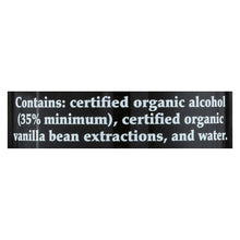 M&b Spices Organic Pure Vanilla Extract  - Case Of 3 - 4 Oz