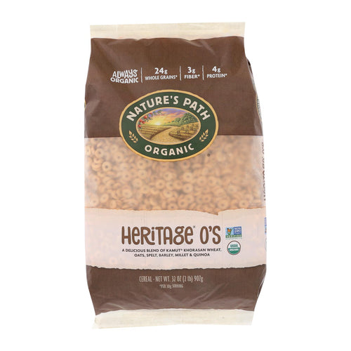 Nature's Path Organic Heritage O's Cereal - Case Of 6 - 32 Oz.