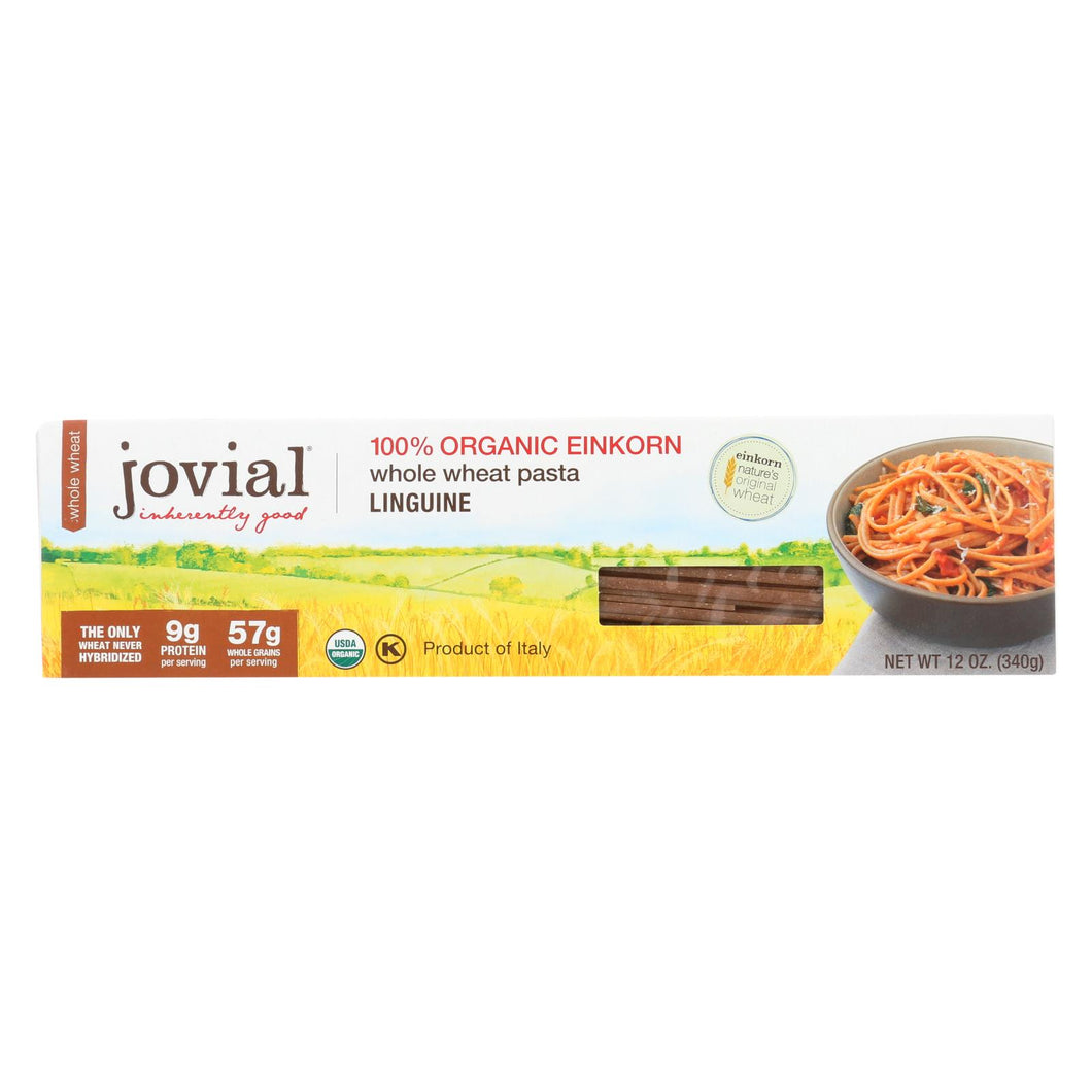 Jovial - Whole Wheat Einkorn Pasta - Linguine - Case Of 12 - 12 Oz.