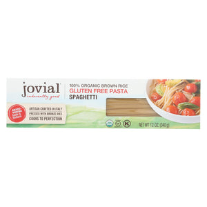 Jovial - Pasta - Organic - Brown Rice - Spaghetti - 12 Oz - Case Of 12