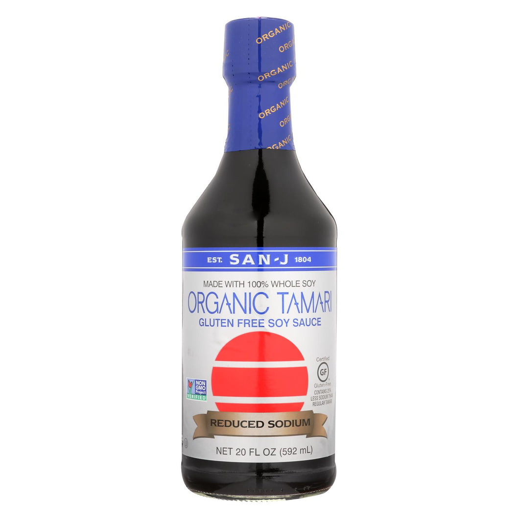 San - J Tamari Soy Sauce - Case Of 6 - 20 Fl Oz.