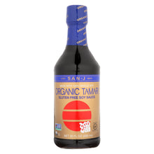 San - J Tamari Soy Sauce - Organic - Case Of 6 - 20 Fl Oz.