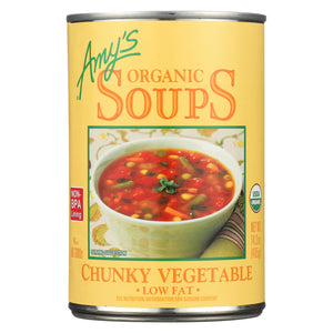 Amy's - Organic Chunky Vegetable Soup - Case Of 12 - 14.3 Oz