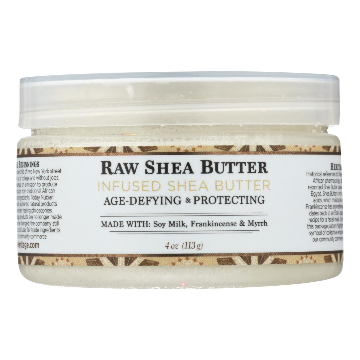 Nubian Heritage Raw Shea Butter  - 1 Each - 4 Oz