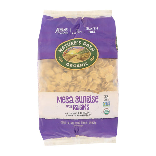 Nature's Path Organic Mesa Sunrise Flakes With Raisins - Case Of 6 - 29.1 Oz.