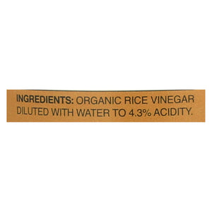 Marukan Organic Rice Vinegar - Case Of 6 - 12 Fl Oz.