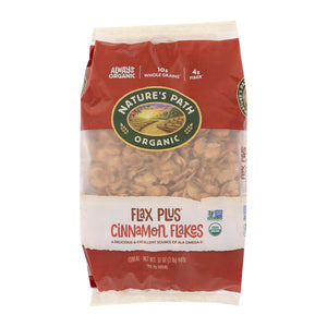 Nature's Path Organic Flax Plus Cereal - Cinnamon - Case Of 6 - 32 Oz.