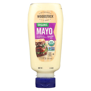 Woodstock Organic Mayonnaise - Squeeze - Case Of 12 - 11.25 Oz.