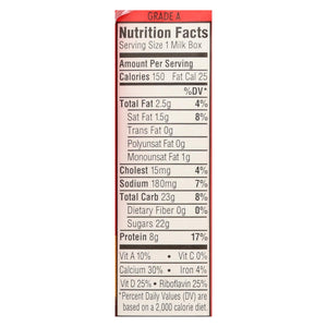 Horizon Organic Dairy Milk - Organic - 1 Percent - Lowfat - Box - Chocolate - Plus Dha Omega-3 - 6-8 Oz - Case Of 3