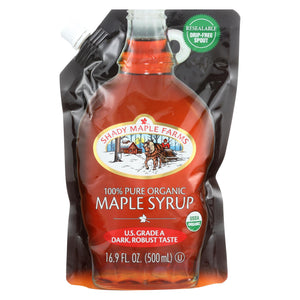 Shady Maple Farms 100 Percent Pure Organic Maple Syrup - Case Of 6 - 16.9 Fl Oz.