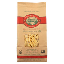 Montebello Organic Pasta - Stroz.zapreti - Case Of 12 - 1 Lb.