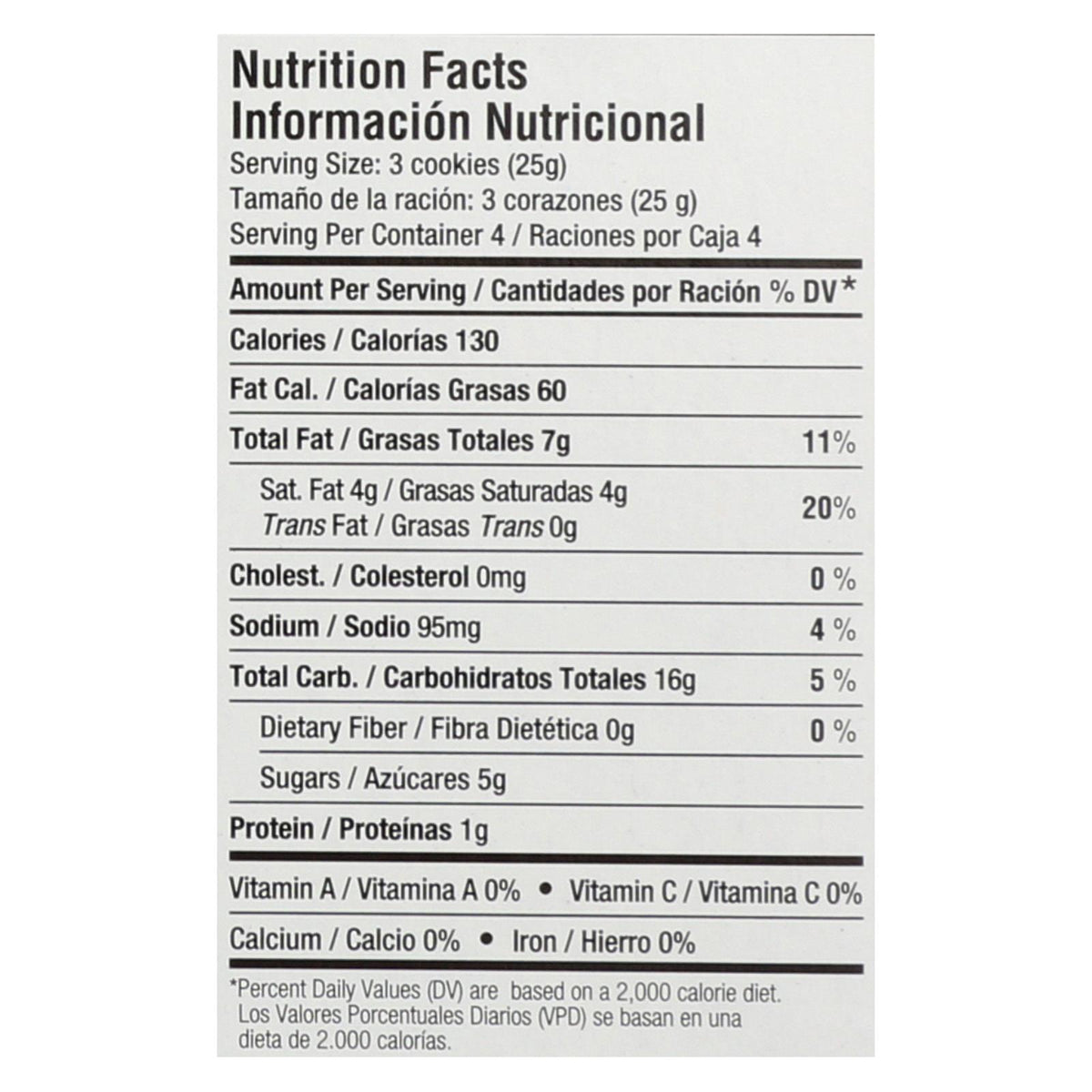 Natural Nectar Palmiers  - Case Of 12 - 3.5 Oz